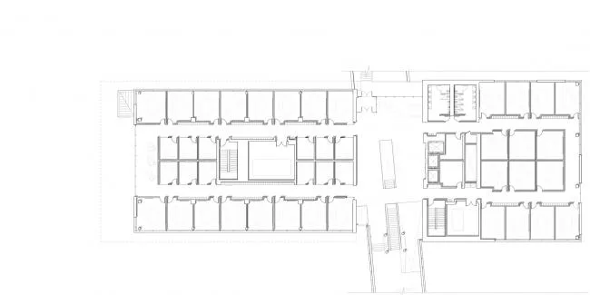 BIM建筑|玻璃幕墙下的土红色体量：堪萨斯年夜学医学中间年夜楼