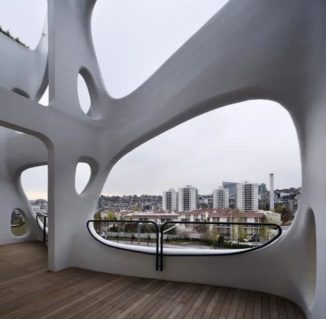 BIM建筑|动感海浪演绎城市景不雅：韩国首尔办公楼
