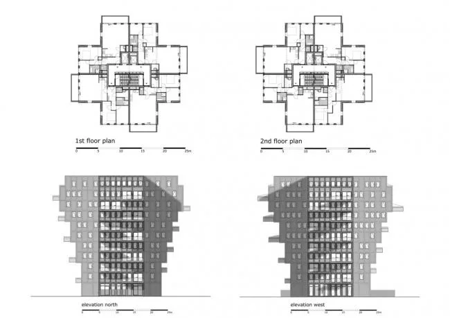 BIM建筑|垂直悬挑的“漂亮景致”：荷兰Belvedere 年夜楼 / René van Zuuk Architects