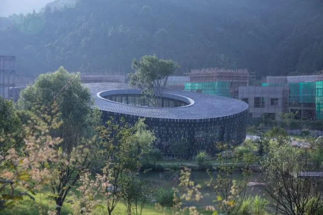 BIM建筑|溪边栖居水月馆——景德镇三宝蓬陶瓷设计中间