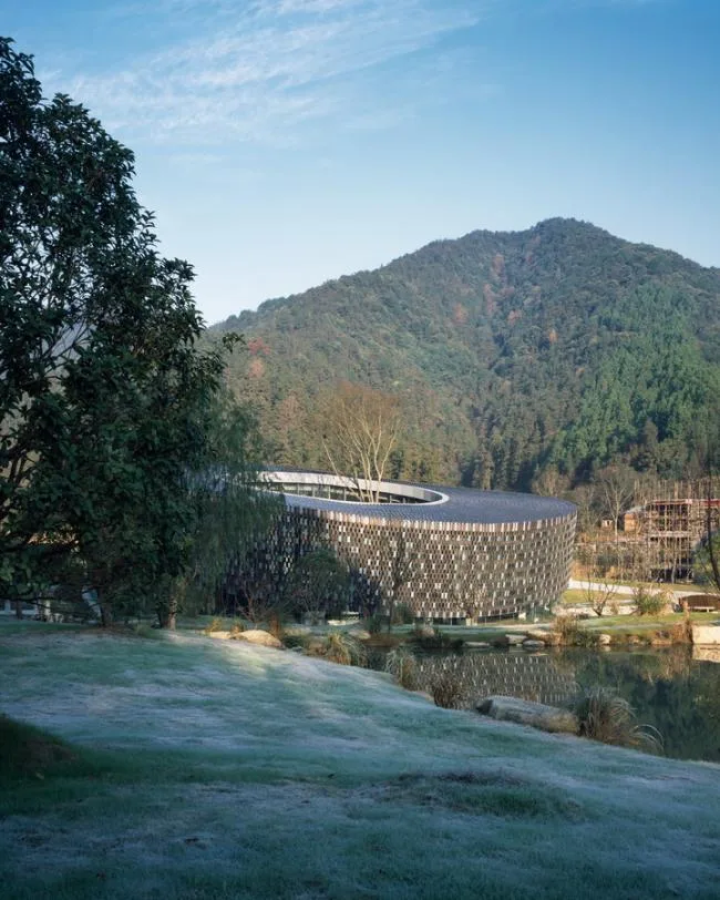 BIM建筑|溪边栖居水月馆——景德镇三宝蓬陶瓷设计中间