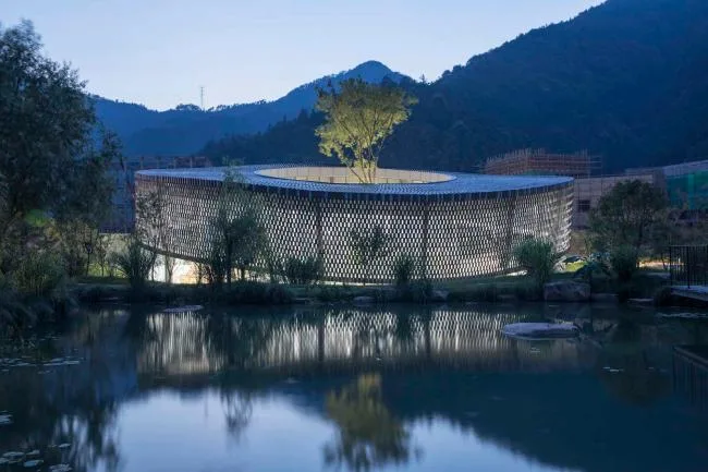 BIM建筑|溪边栖居水月馆——景德镇三宝蓬陶瓷设计中间