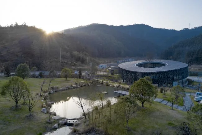 BIM建筑|溪边栖居水月馆——景德镇三宝蓬陶瓷设计中间