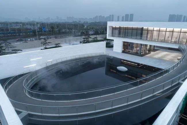 BIM建筑|空境几何丨南昌华侨城纯水岸艺术展廊