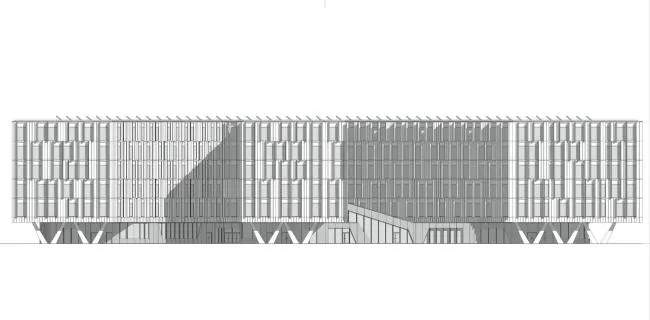 BIM建筑|八角星的体量外形好像伸向世界的灵敏触角/丹麦结合国城办公中间年夜楼
