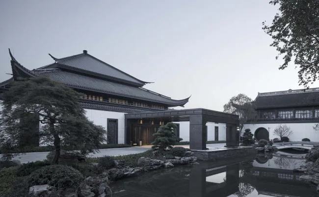 BIM建筑|白墙黒瓦，古典重现！绍兴饭馆改扩建晋升工程 / 浙江年夜学建筑设计研讨院