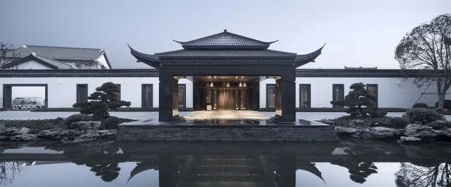 BIM建筑|白墙黒瓦，古典重现！绍兴饭馆改扩建晋升工程 / 浙江年夜学建筑设计研讨院
