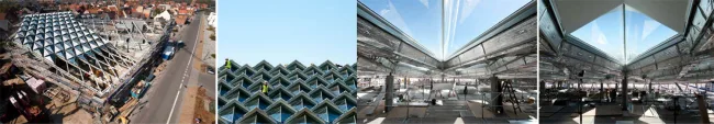 BIM建筑|披鳞片形如折纸屋顶的海港储蓄银行/3XN建筑师事务所