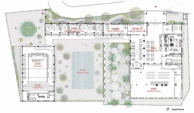 BIM建筑|穿越记忆之墙的文化容器之二：阳明山美军俱乐部 / 黄巢设计团队