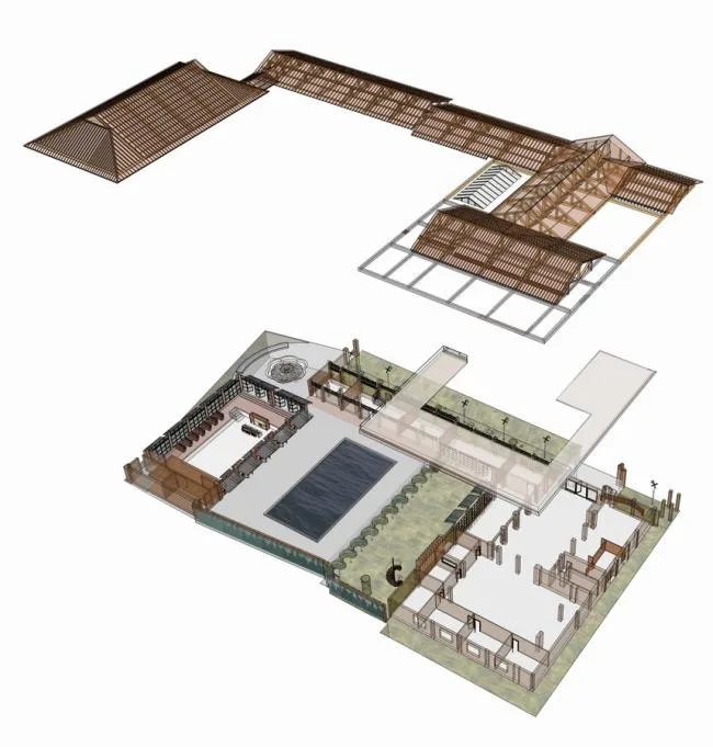 BIM建筑|穿越记忆之墙的文化容器之二：阳明山美军俱乐部 / 黄巢设计团队