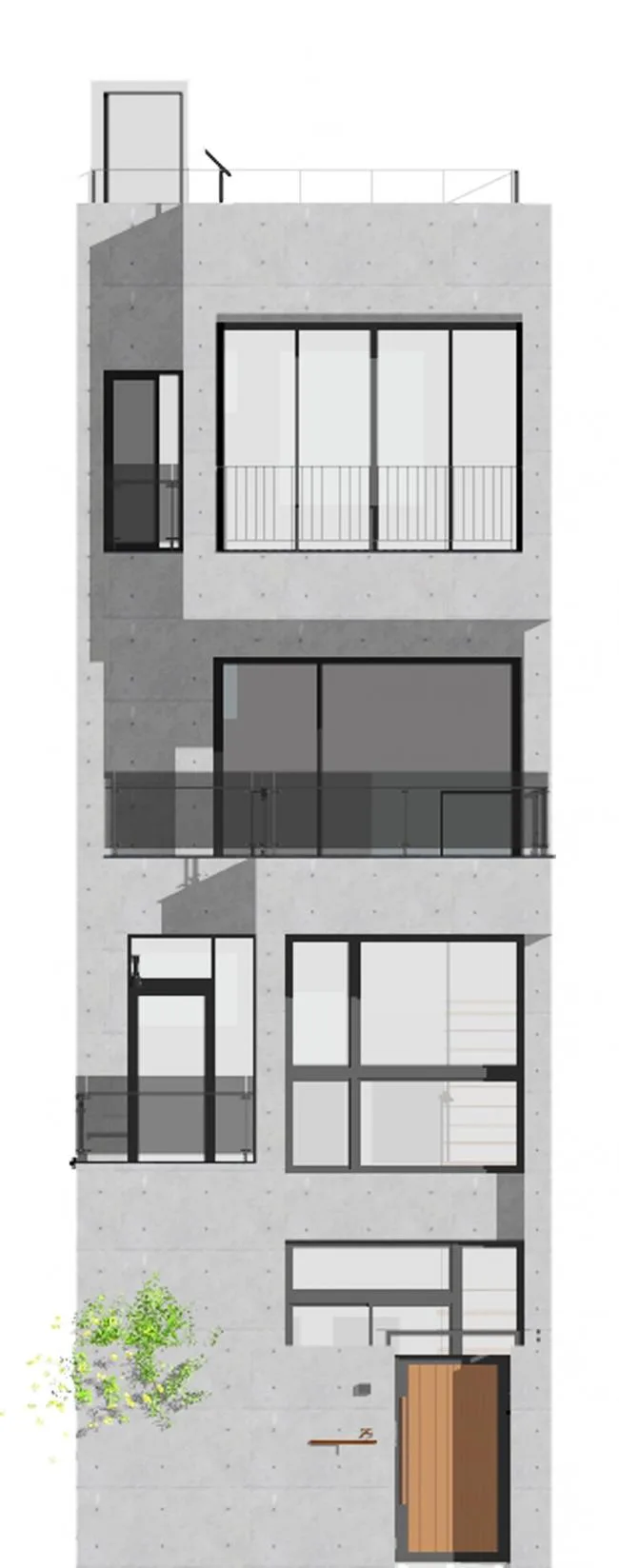 BIM建筑|孑然矗立，守护家人的“F”之家