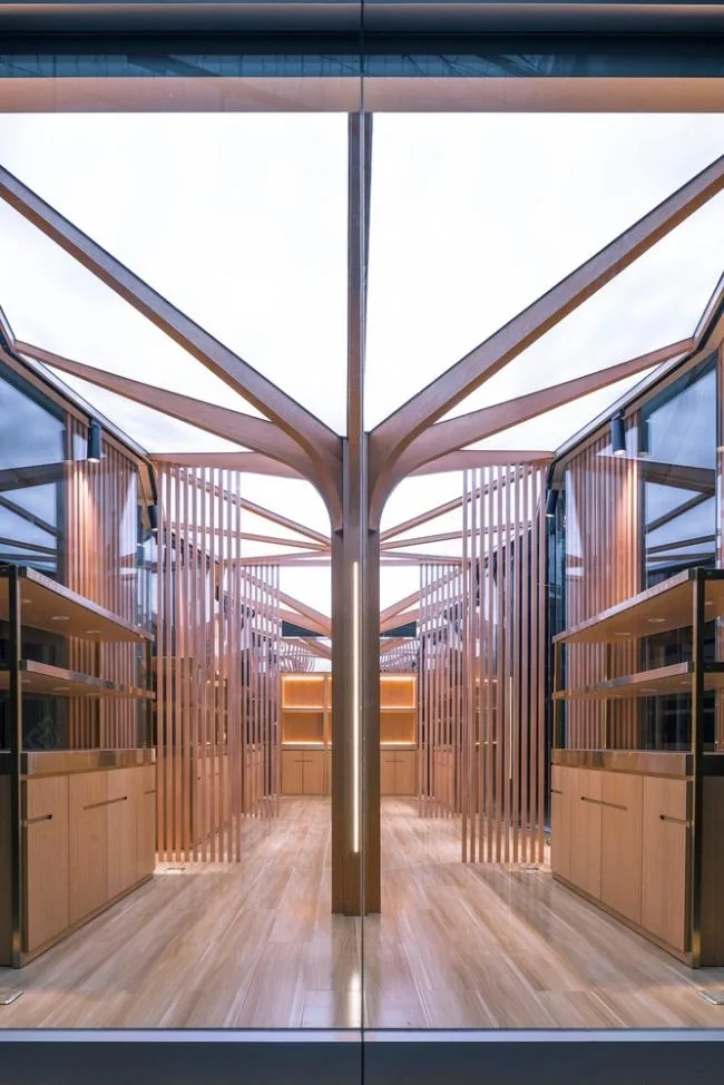 BIM建筑|张开胳臂，伞骨下营造澄明空间：承启造物非遗快闪店 / UUA建筑师事务所