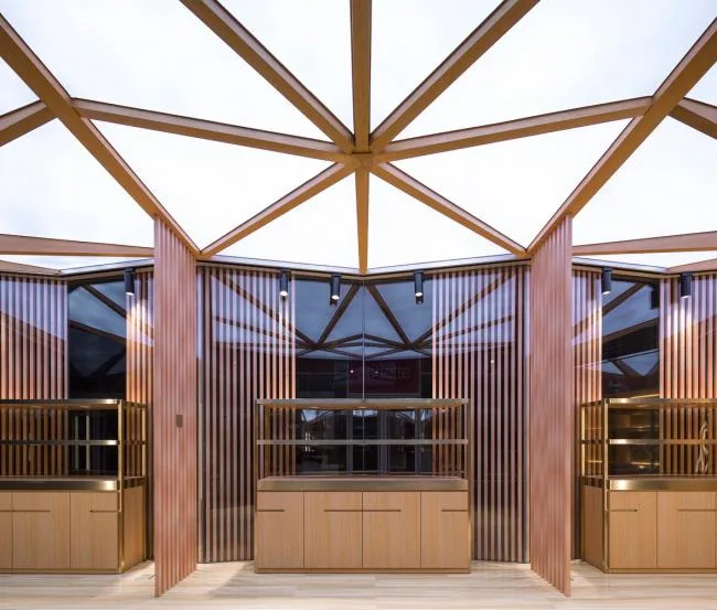 BIM建筑|张开胳臂，伞骨下营造澄明空间：承启造物非遗快闪店 / UUA建筑师事务所