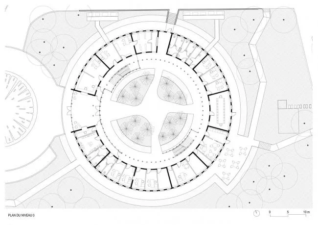 BIM建筑|带有热带建筑记忆的法国驻海地年夜使馆 / Explorations Architecture