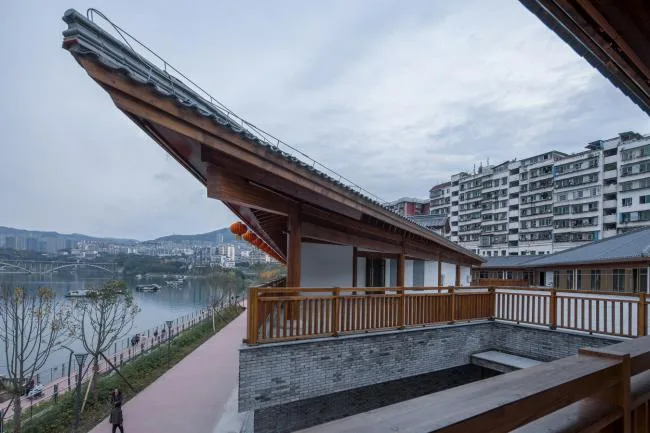 BIM建筑|解构的屋顶 | 云阳四方井办事建筑 / 深圳汤桦建筑设计