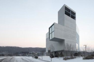 BIM建筑|似招手浸礼，如崇奉般沉寂耸立于年夜地：韩国dw教堂-BIM建筑网