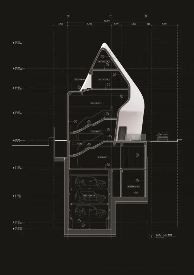 BIM建筑|仿佛阳光泡泡——奢靡品牌韩国零售店设计