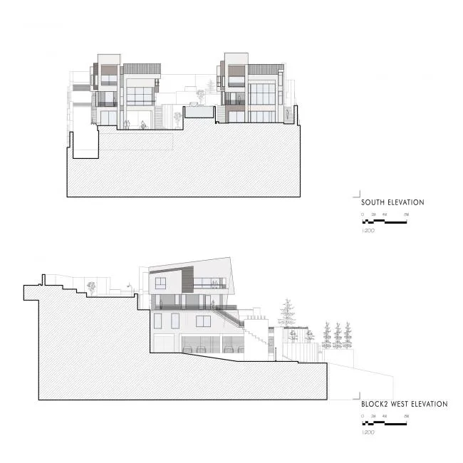 BIM建筑|背山面水，环坡而上的摩沙双子别墅