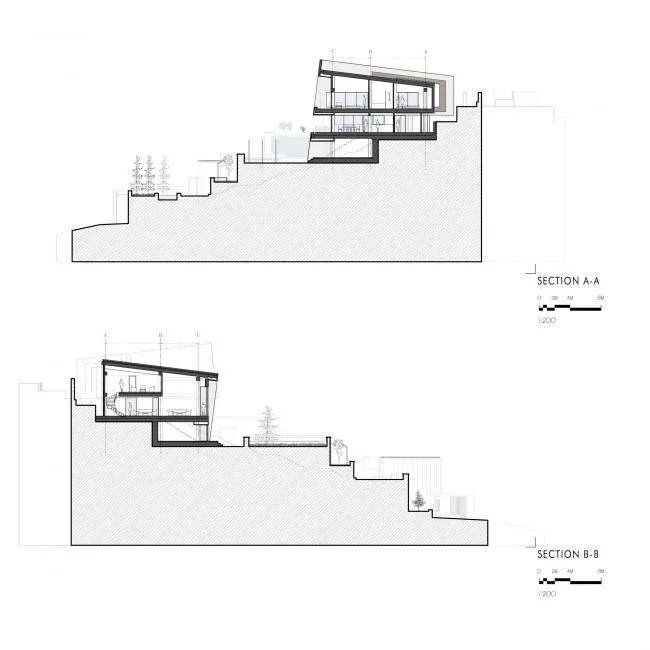 BIM建筑|背山面水，环坡而上的摩沙双子别墅