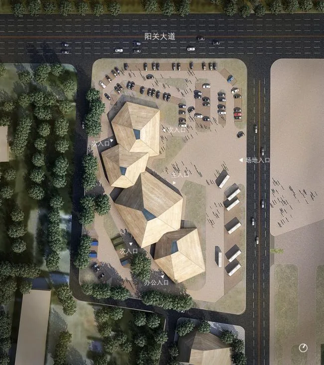 BIM建筑|沙丘之子：敦煌旅游集散中间 / 朱小地工作室·BIAD