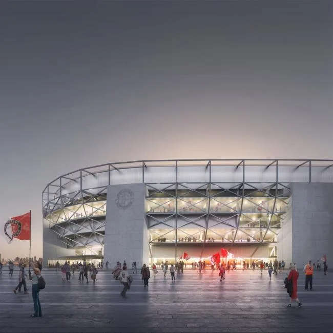 BIM建筑|鹿特丹新费耶诺德运动场 / OMA