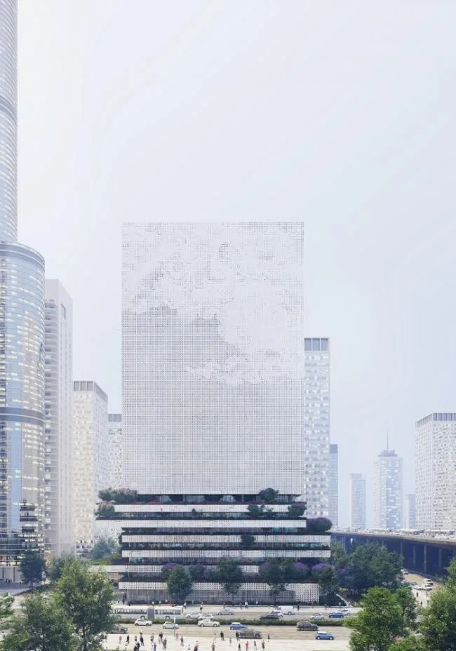 BIM建筑|Mecanoos 设计的“前海数据中间年夜楼”将成为深圳的数据灯塔