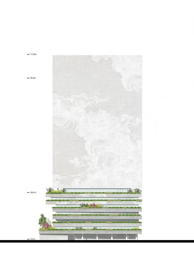 BIM建筑|Mecanoos 设计的“前海数据中间年夜楼”将成为深圳的数据灯塔