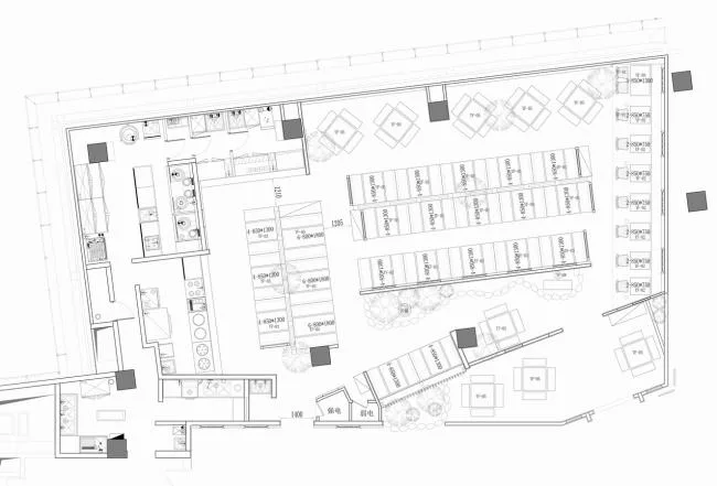 BIM建筑|桃花里·绿茶中餐厅北京店 | 卧野空间事务所