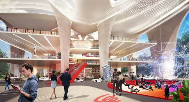 BIM建筑|造型有机，骨骼外露的伊斯坦布尔技巧年夜学藏书楼