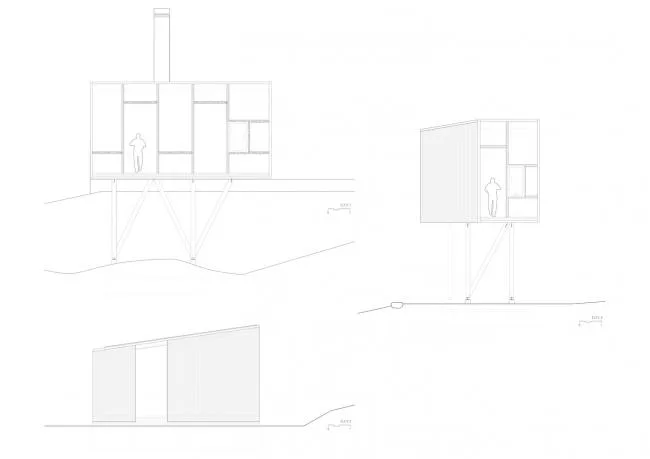 BIM建筑|轻触湖面，御风而立的排挤展厅/Aguilo +佩德拉萨
