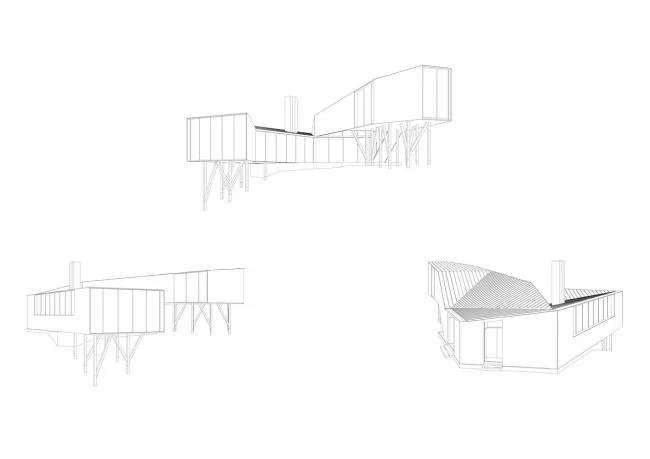BIM建筑|轻触湖面，御风而立的排挤展厅/Aguilo +佩德拉萨