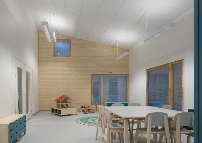 BIM建筑|空间机动的芬兰“谷仓”幼儿园