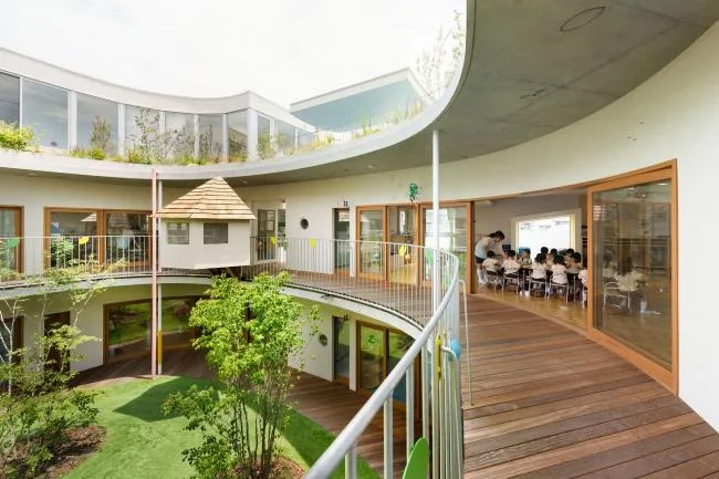 BIM建筑|装沉迷你活动场的幼儿园