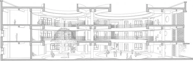 BIM建筑|厦门 / 孩子们在敞亮流利的中庭内肆意地奔驰 —— 新南幼儿园