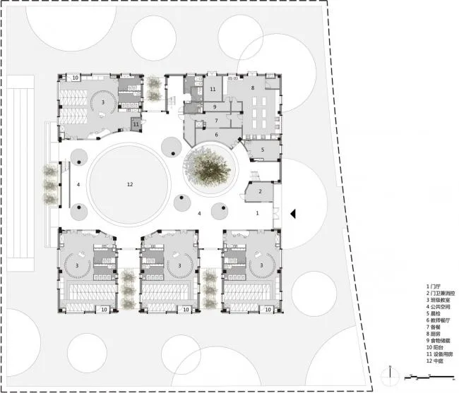 BIM建筑|厦门 / 孩子们在敞亮流利的中庭内肆意地奔驰 —— 新南幼儿园