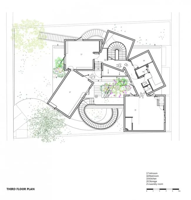 BIM建筑|用红砖构建起俏皮的空间，好像一座宏大乐高的Chuon Chuon Kim 2幼儿园