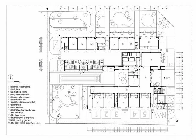 BIM建筑|莱佛士幼儿园及早教中间 / 空格建筑