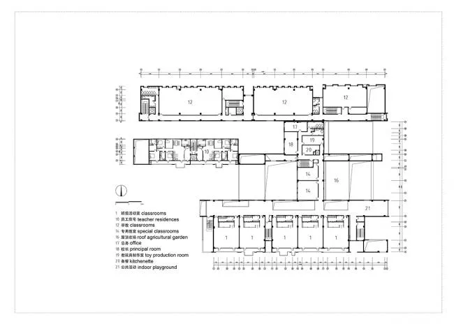BIM建筑|莱佛士幼儿园及早教中间 / 空格建筑
