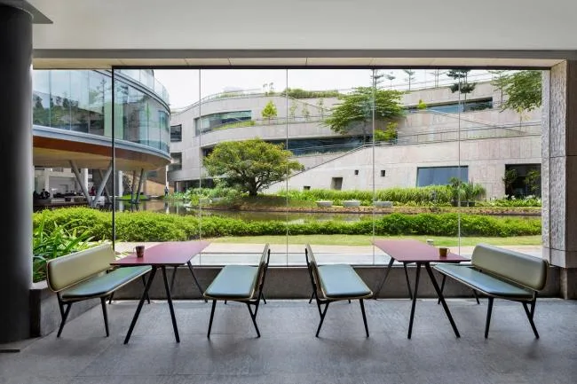 BIM建筑|仿若身处绿色稻田办公，科技彰显天然气力的泰坦办公中间