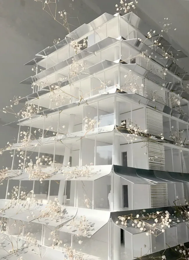 BIM建筑|绿意盎然的竖向花圃：贝鲁特“梅多利”室第