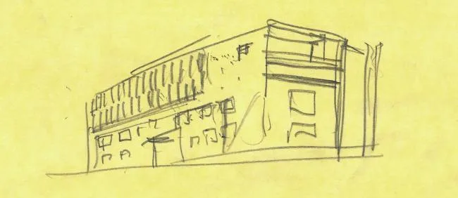 BIM建筑|运动丰盛多样的片子小城：韩国明影片公司坡州年夜楼 / 履露斋
