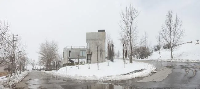 BIM建筑|冬可远不雅雪山夏时游水游玩的黎巴嫩四时室第