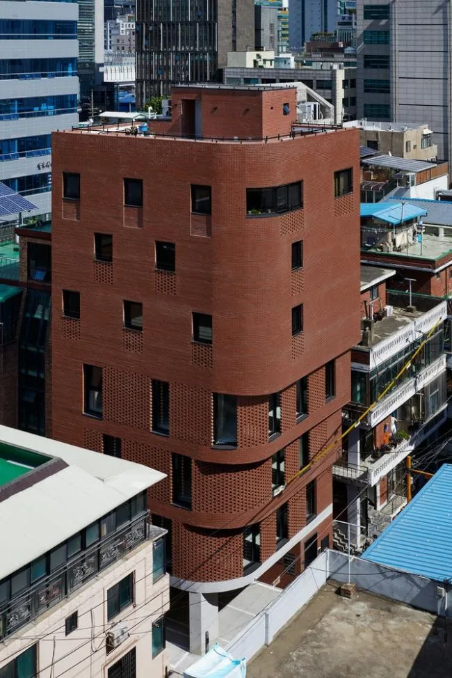 BIM建筑|用红砖砌造的宏大漏斗：3/1室第