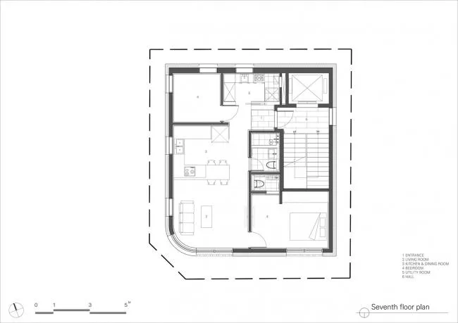 BIM建筑|用红砖砌造的宏大漏斗：3/1室第