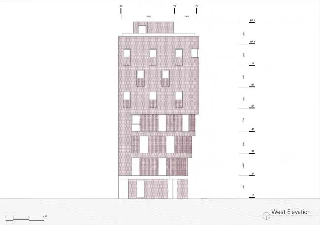 BIM建筑|用红砖砌造的宏大漏斗：3/1室第