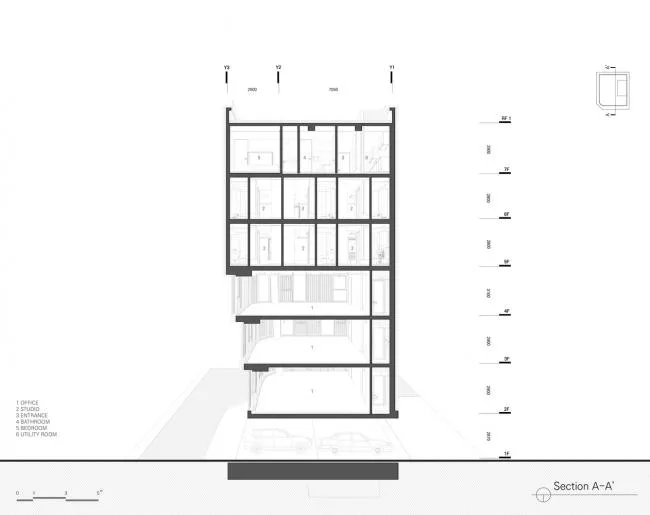 BIM建筑|用红砖砌造的宏大漏斗：3/1室第