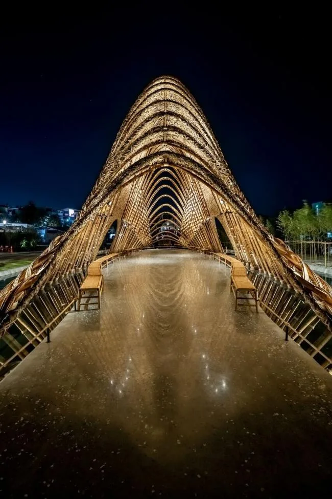 BIM建筑|似山脉更似殿堂，天然性与典礼感并存的台湾竹之亭