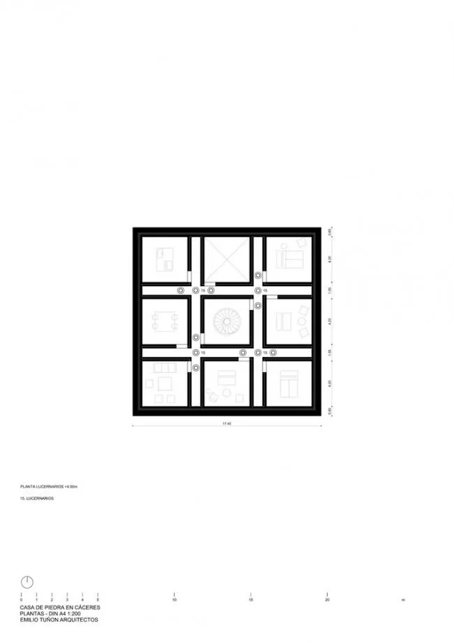 BIM建筑|慎重而机动：卡塞雷斯石头室第 / Tuñón Arquitectos