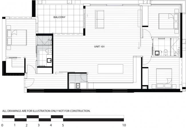 BIM建筑|跳跃分隔的脸色彰浮现代轻奢：澳洲精品酒店