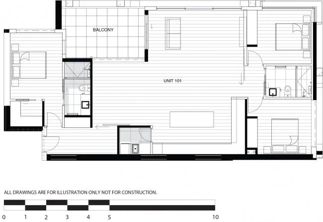 BIM建筑|跳跃分隔的脸色彰浮现代轻奢：澳洲精品酒店